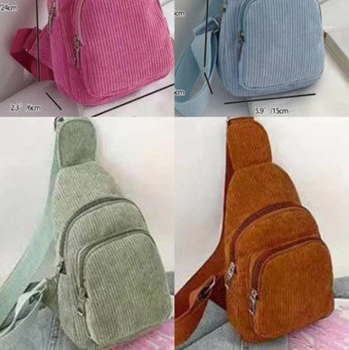 Corduroy Sling Bags